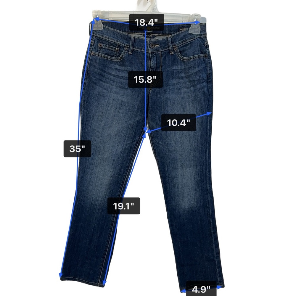 Lucky Brand Women's Dark Blue Straight Leg Jeans - Picture 7 of 7